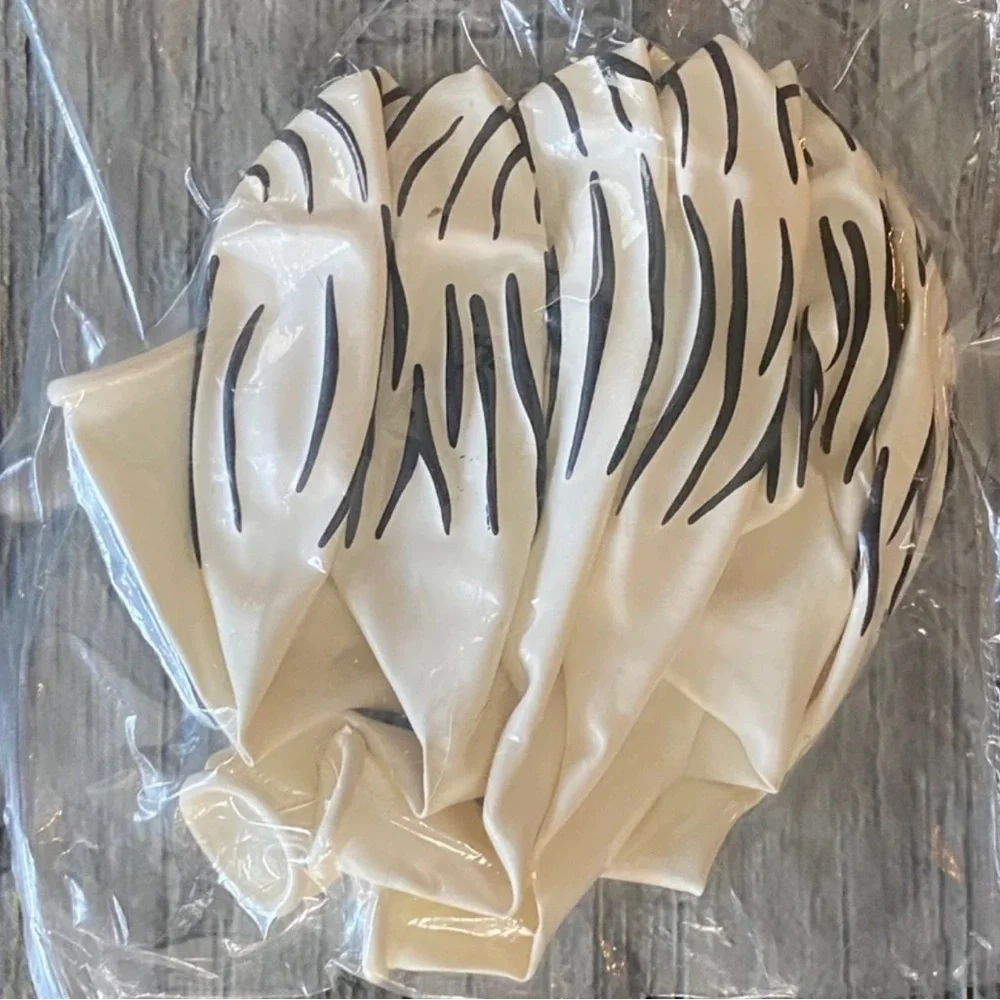 💞 New Pack of 6 - 11” Zebra Stripe Latex Balloons